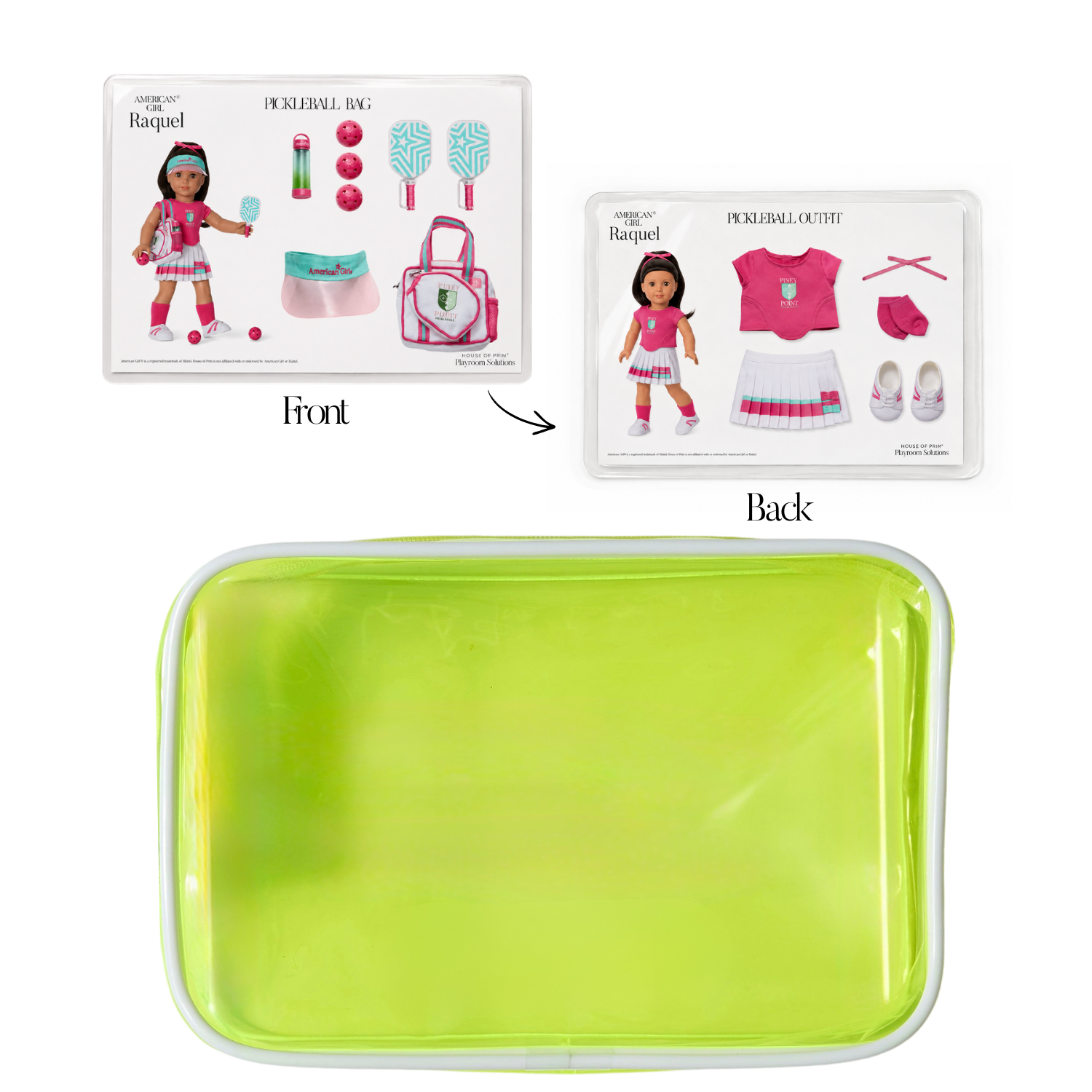 Raquel | American Girl Visual Guide + Pouches