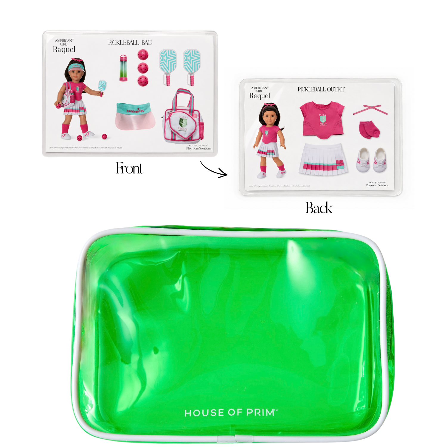 Raquel | American Girl Visual Guide + Pouches