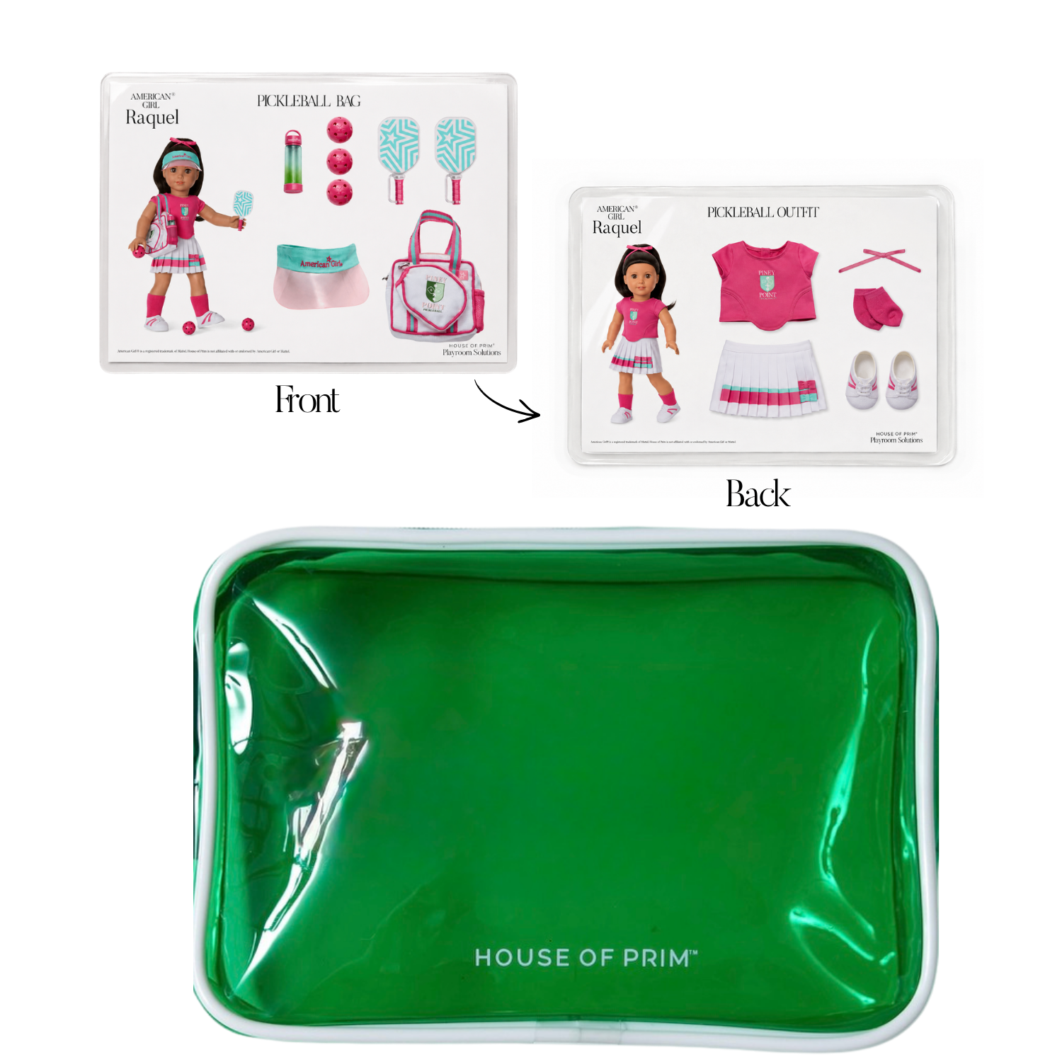 Raquel | American Girl Visual Guide + Pouches