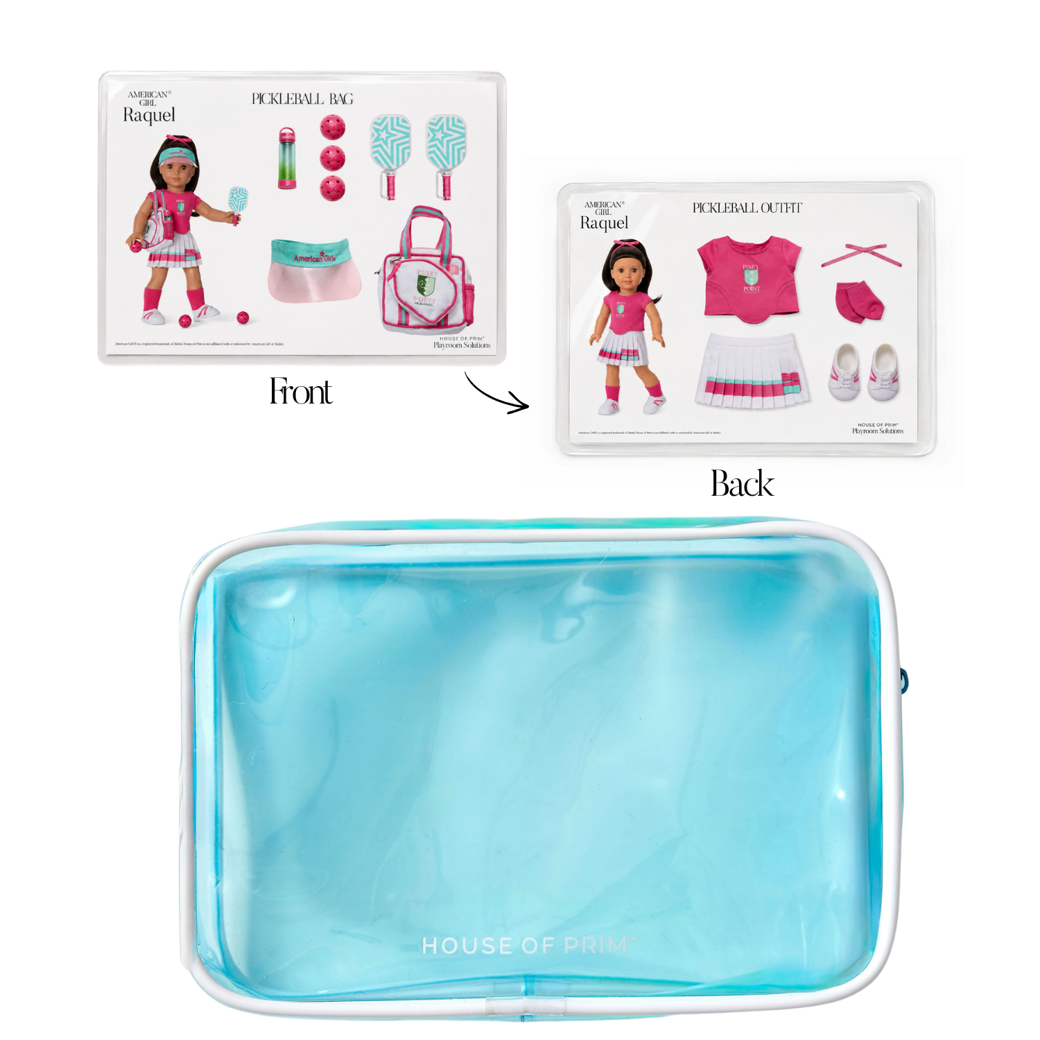 Raquel | American Girl Visual Guide + Pouches