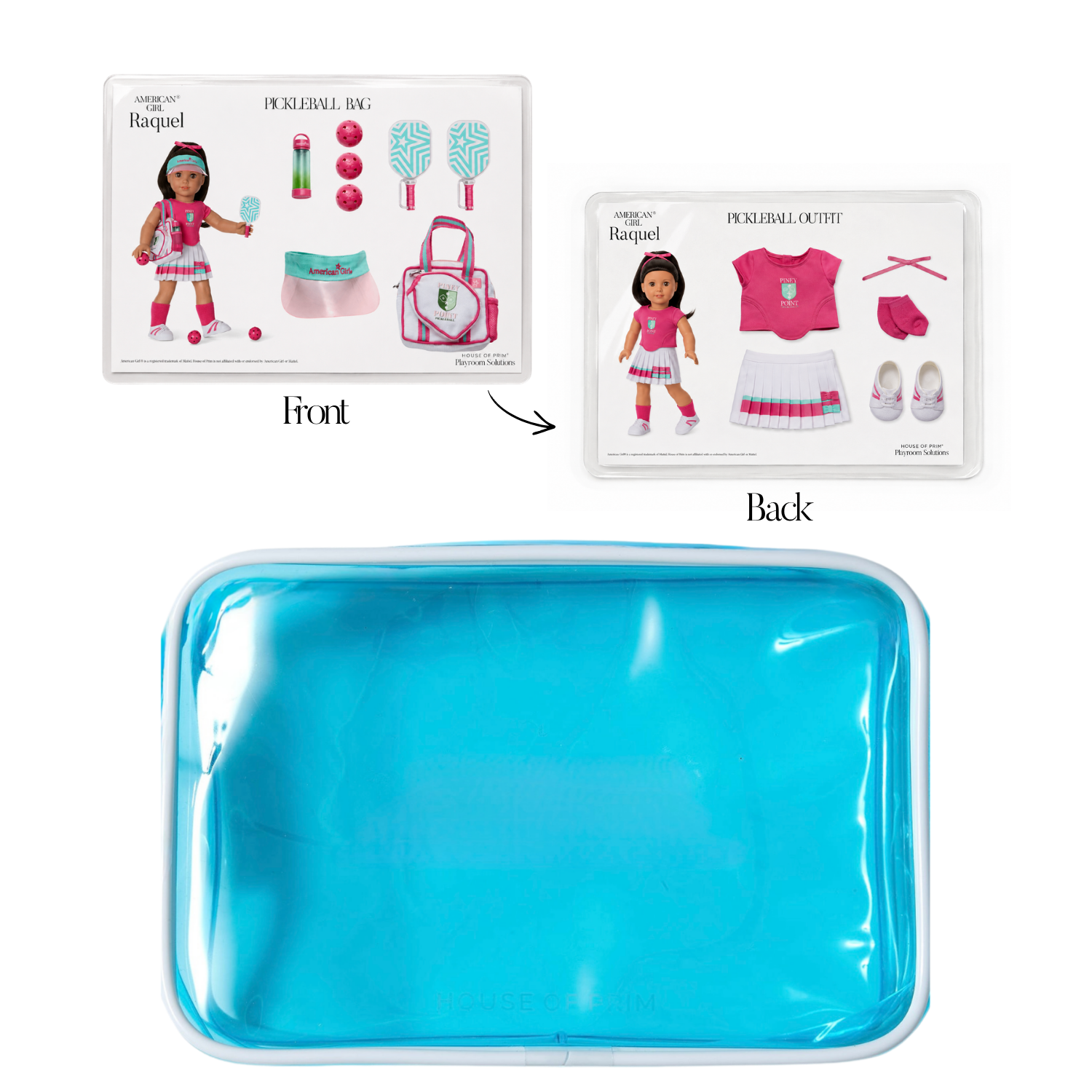 Raquel | American Girl Visual Guide + Pouches
