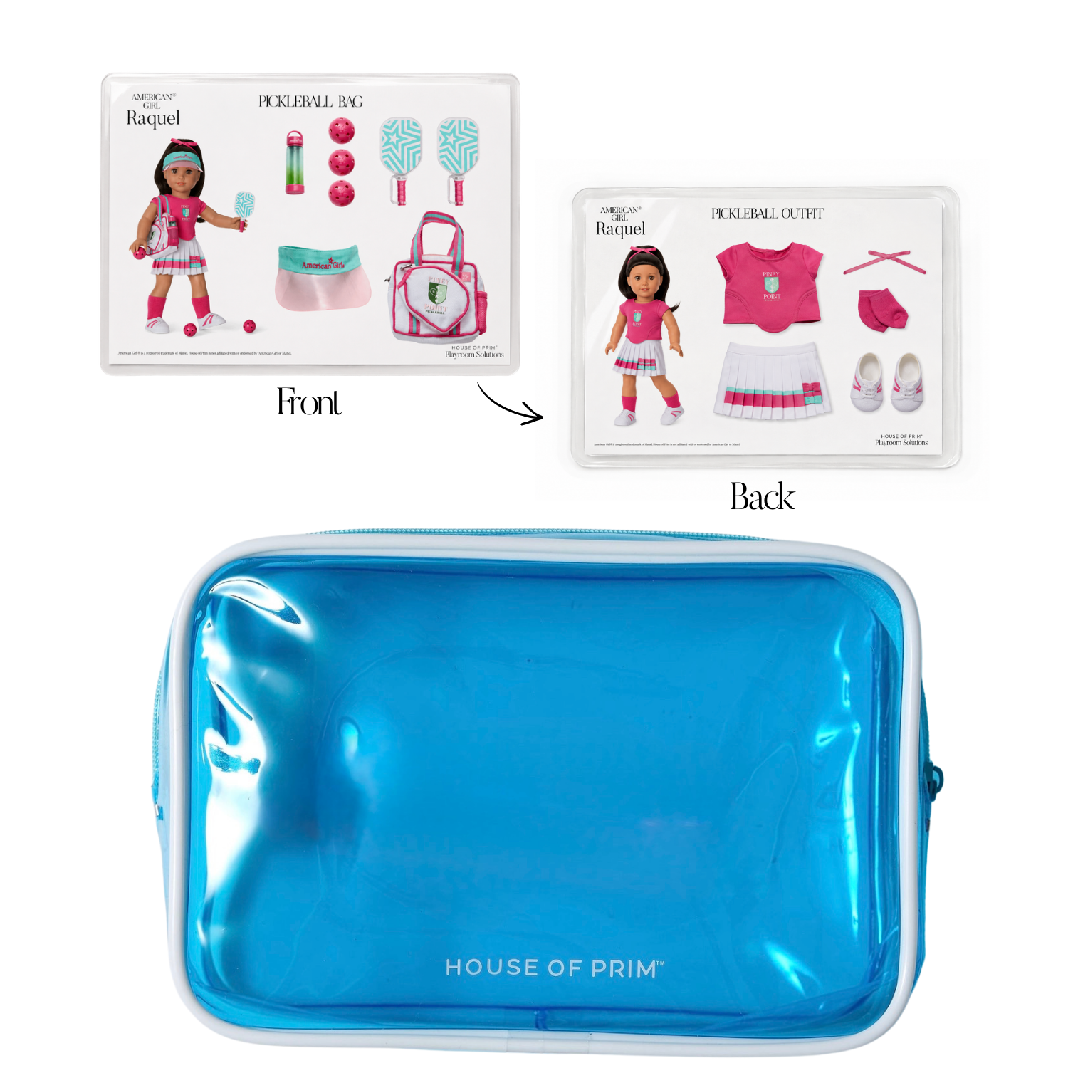 Raquel | American Girl Visual Guide + Pouches