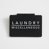 Laundry Essentials | BIN CLIPS + LABELS
