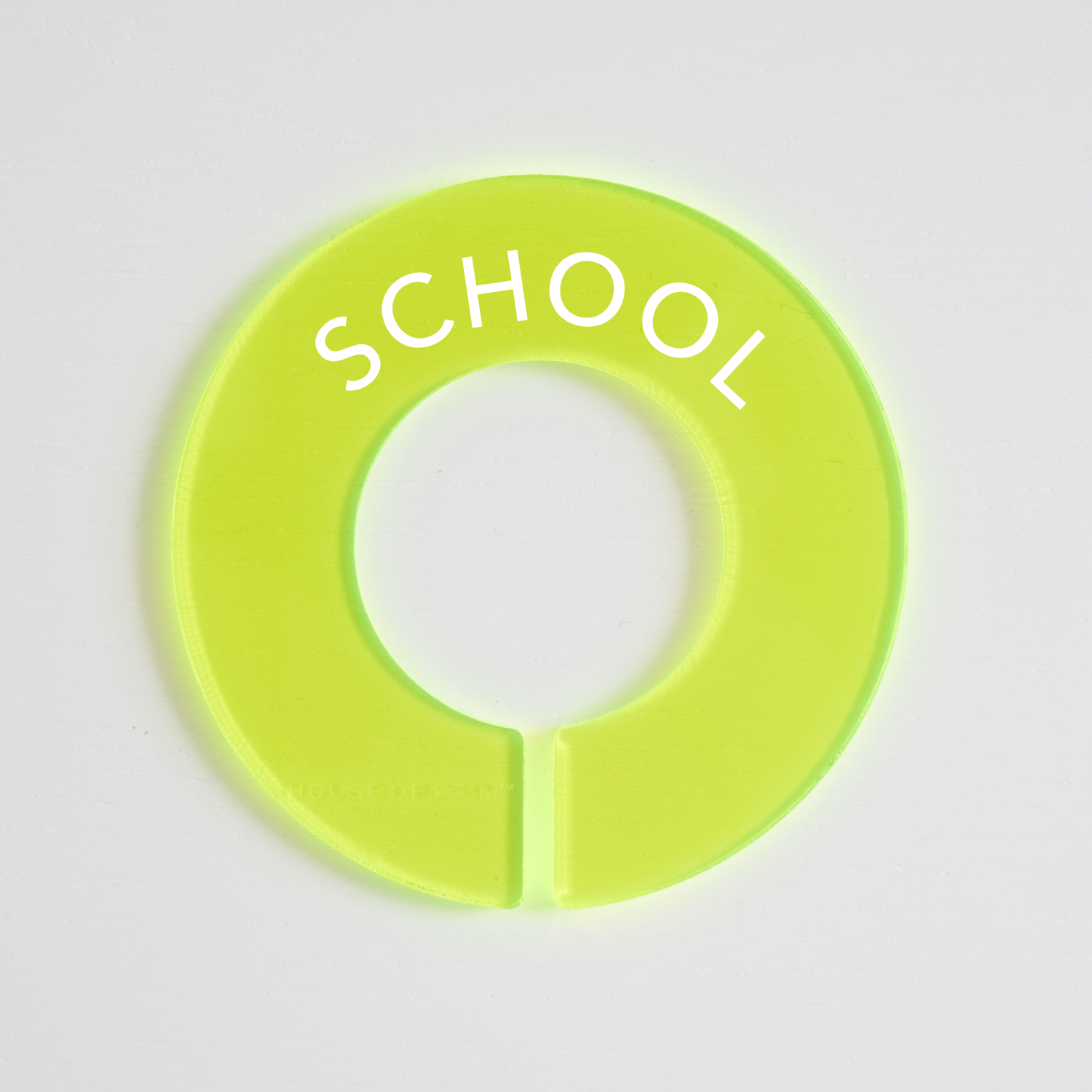 School & Workwear | Circular Divider + Label