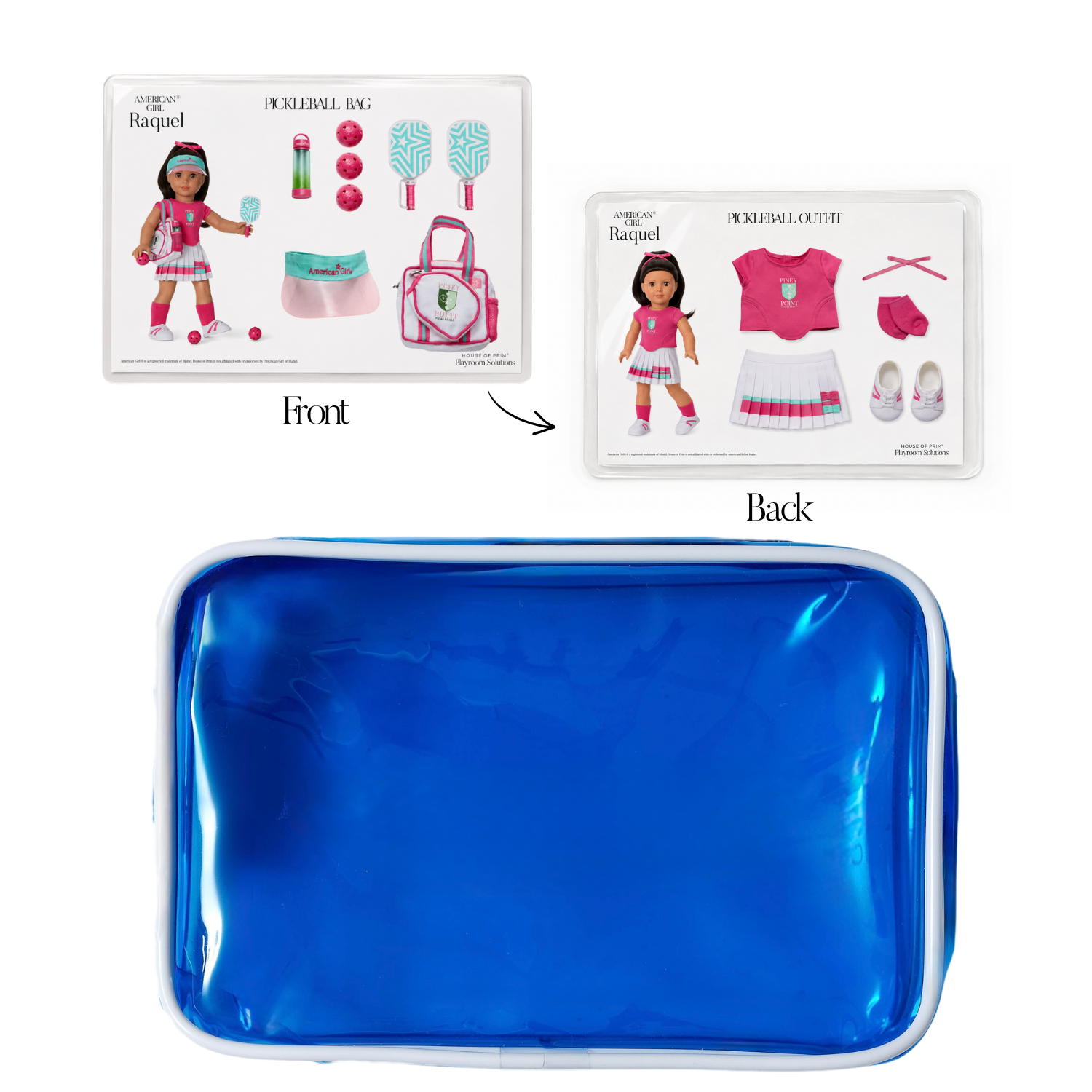 Raquel | American Girl Visual Guide + Pouches