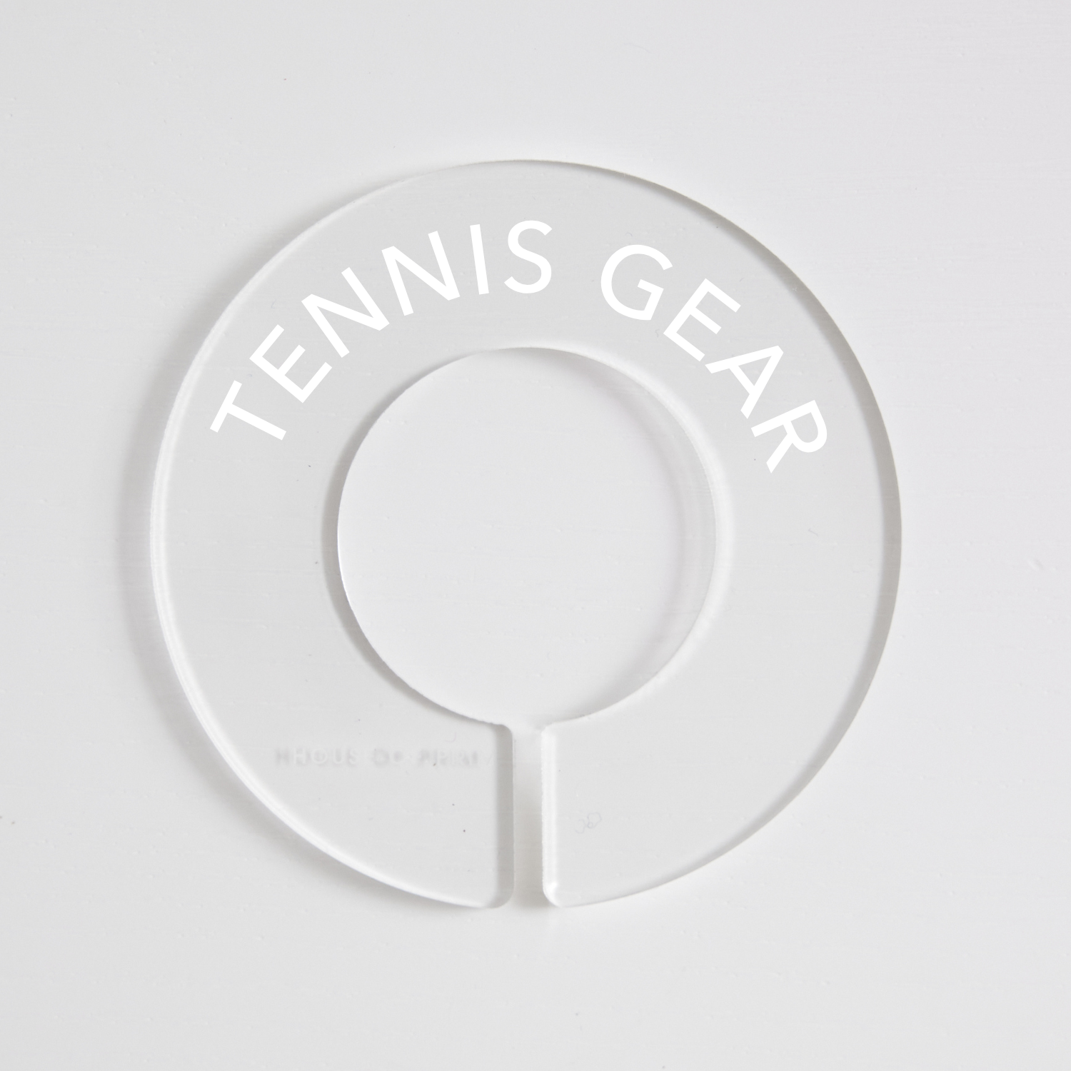 Tennis | Circular Divider + Label