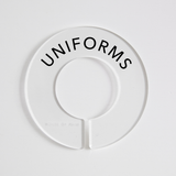 School & Workwear | Circular Divider + Label