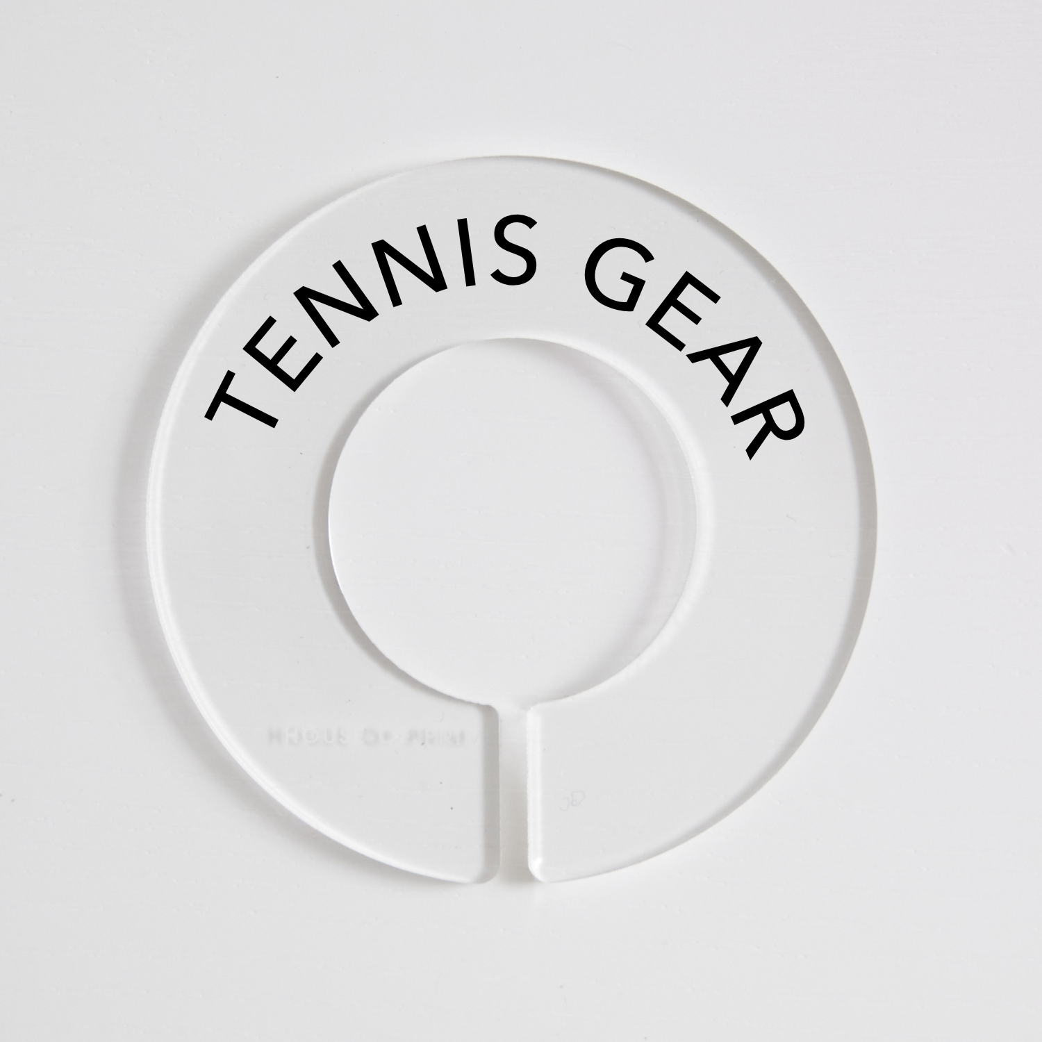Tennis | Circular Divider + Label