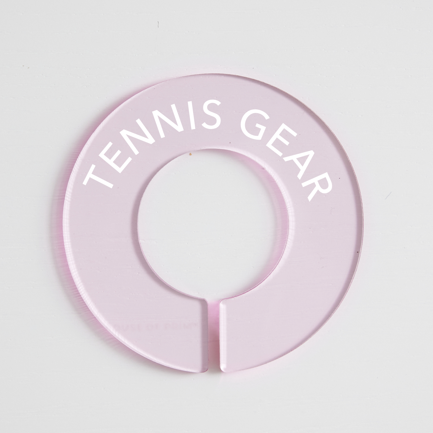 Tennis | Circular Divider + Label