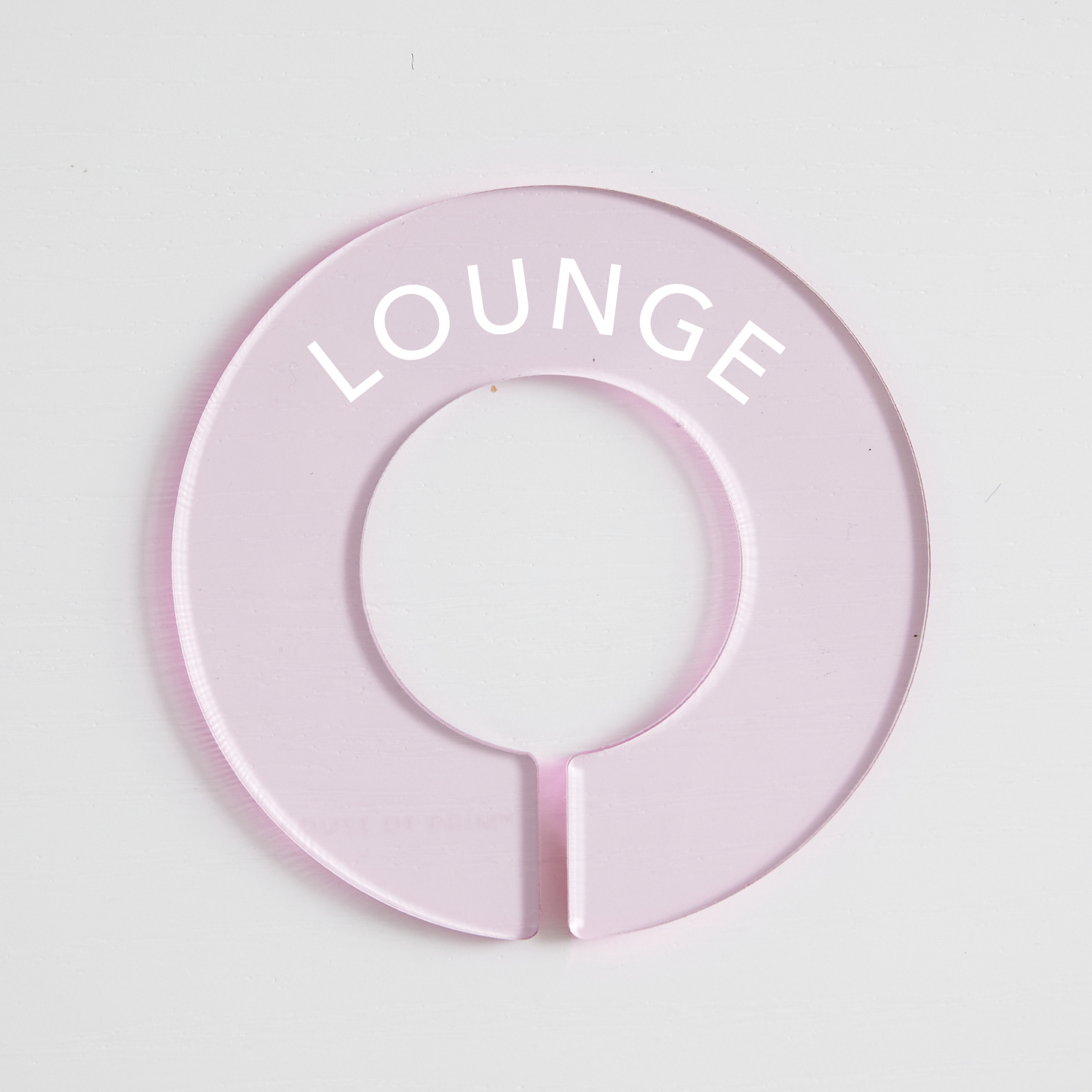 Lounge & Activewear | Circular Divider + Label