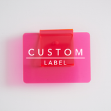 Create Your Own Custom Label + Bin Clip