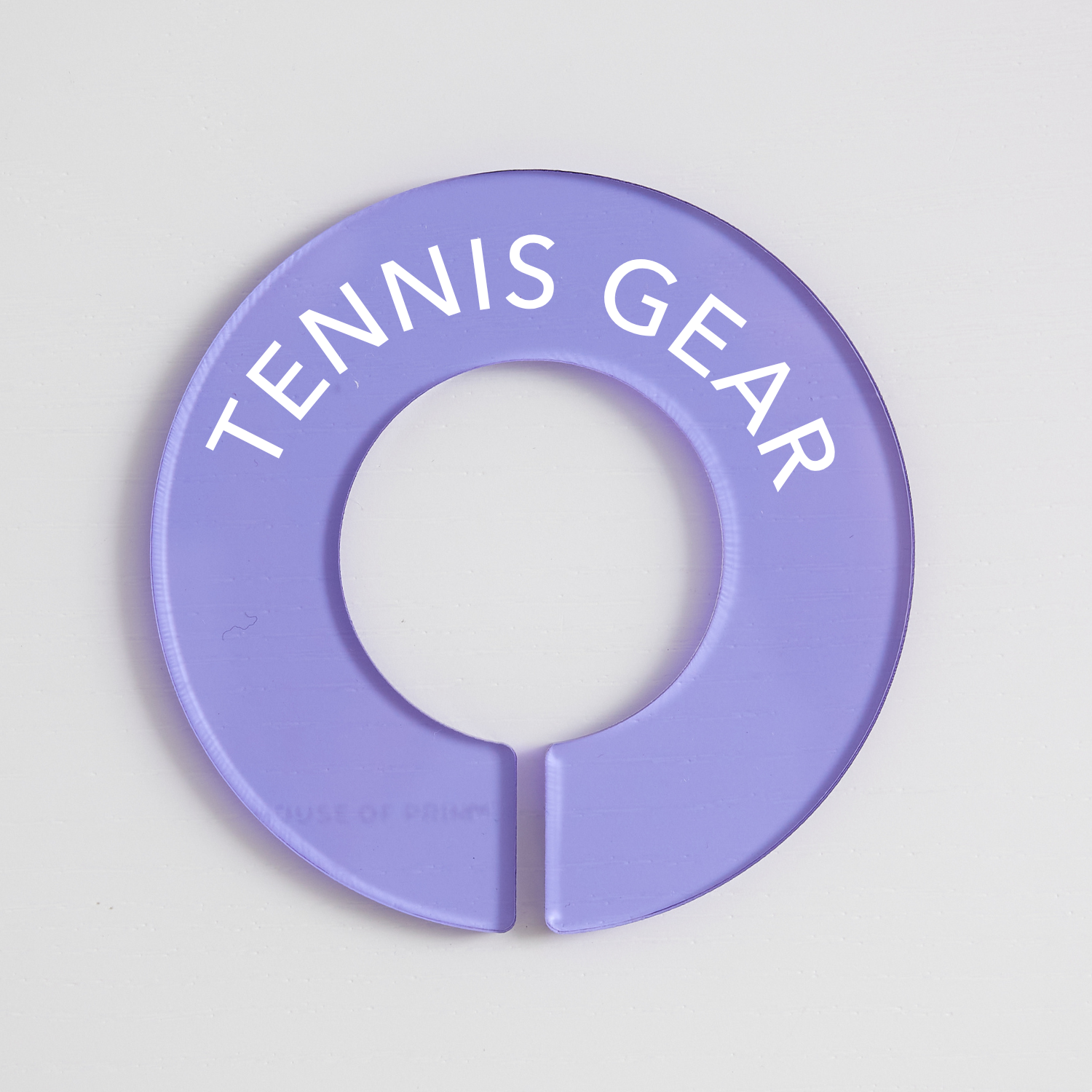 Tennis | Circular Divider + Label