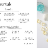 Laundry Essentials | BIN CLIPS + LABELS