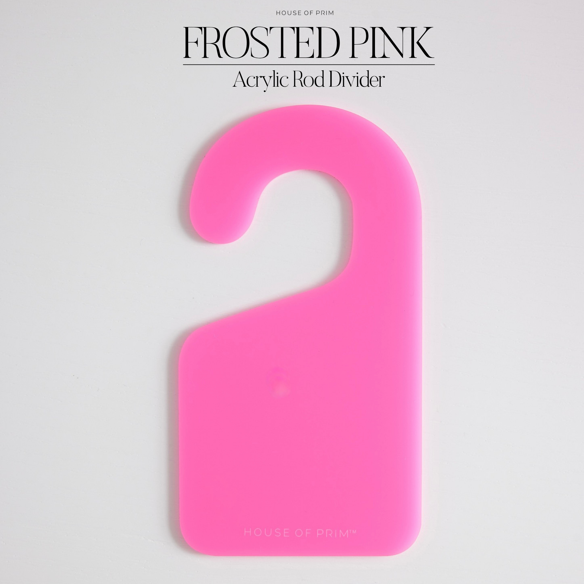 Color Hanging Rod Divider