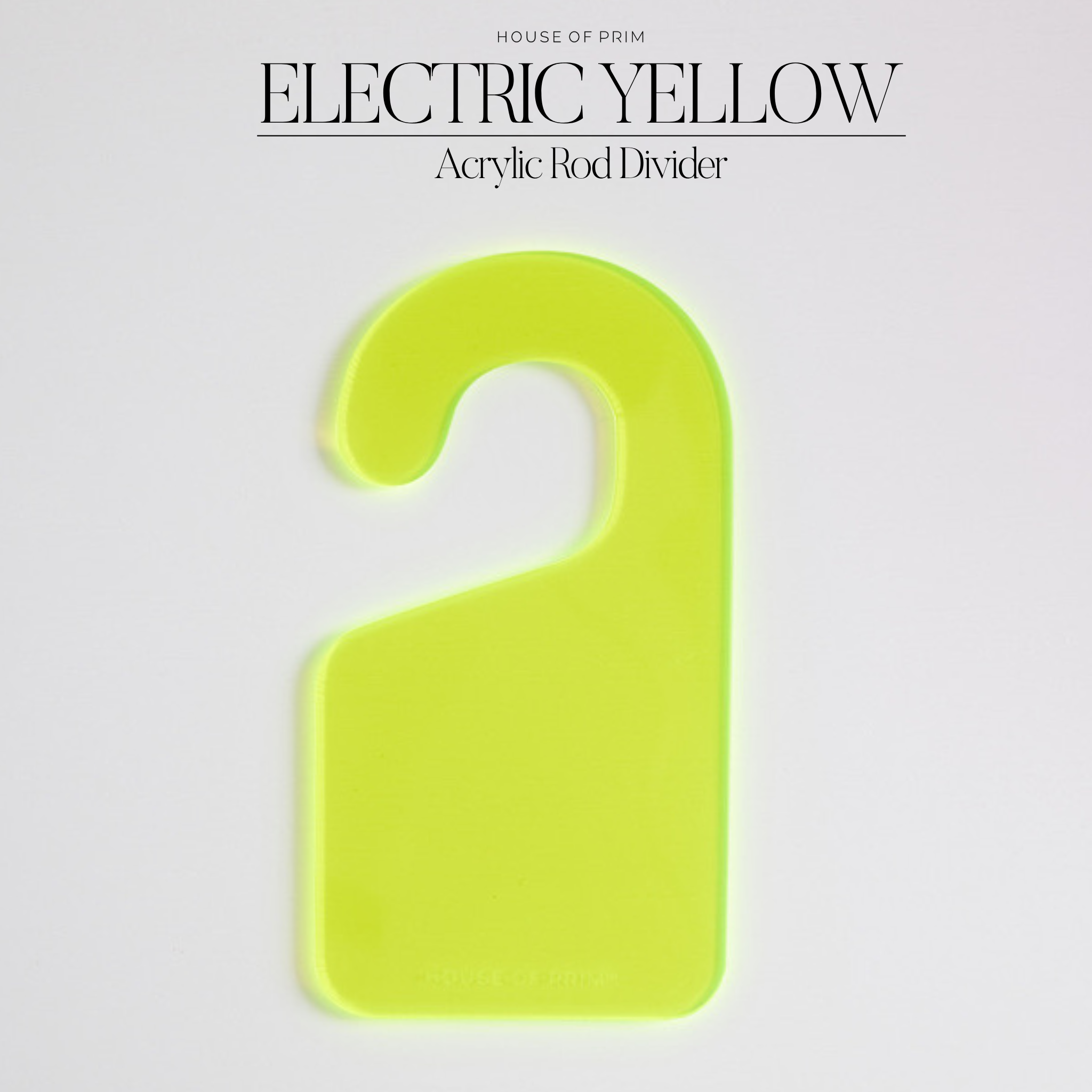 Color Hanging Rod Divider