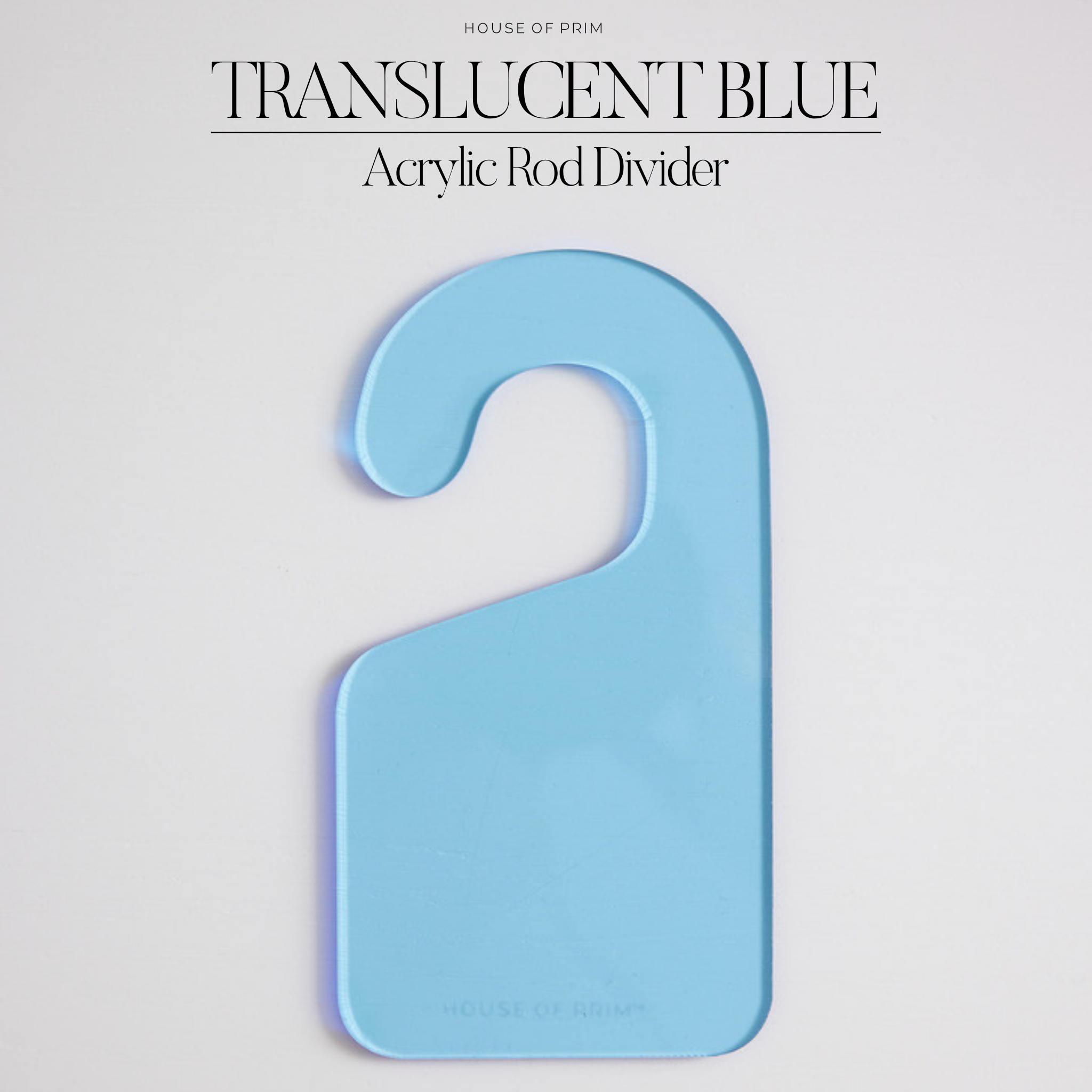 Color Hanging Rod Divider