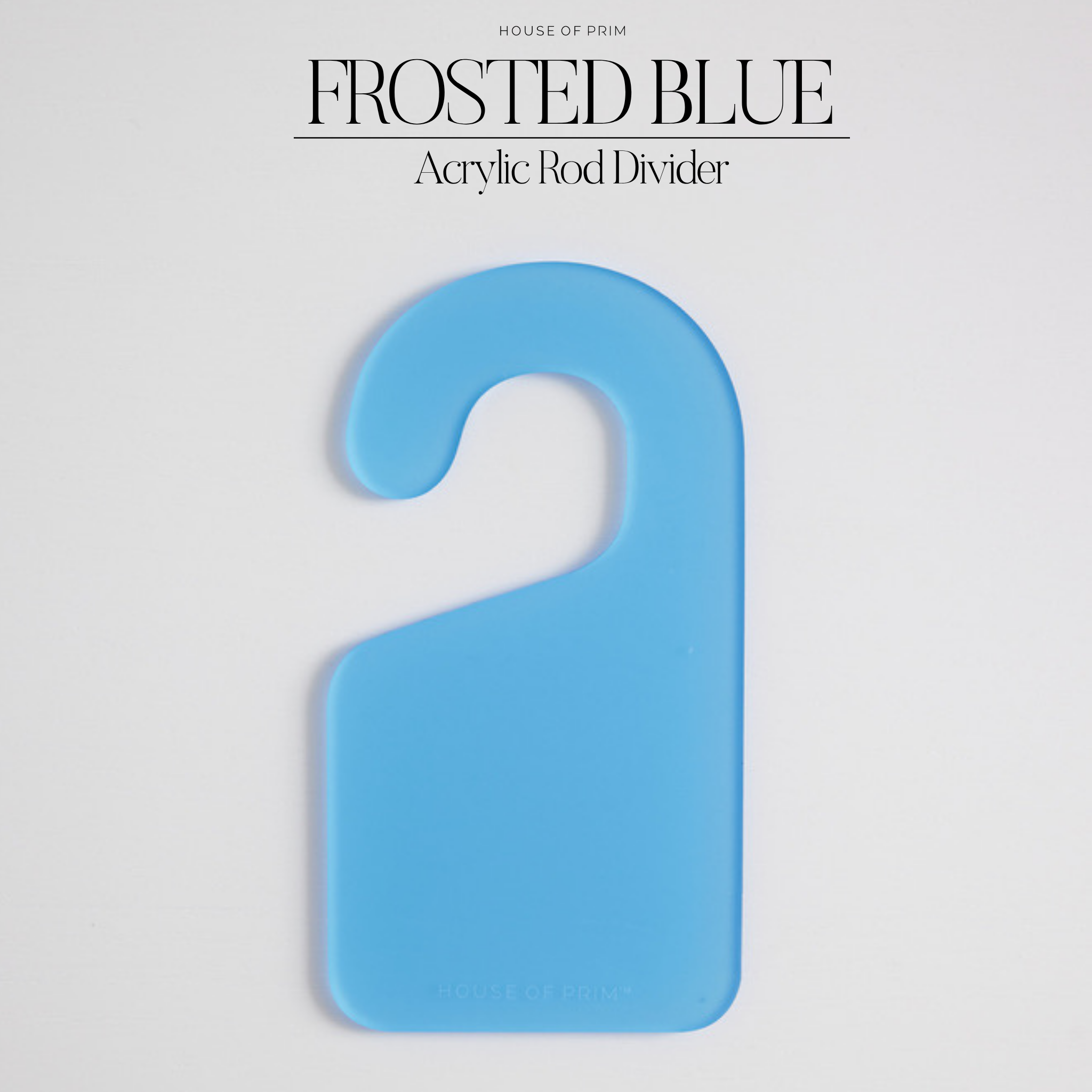 Color Hanging Rod Divider