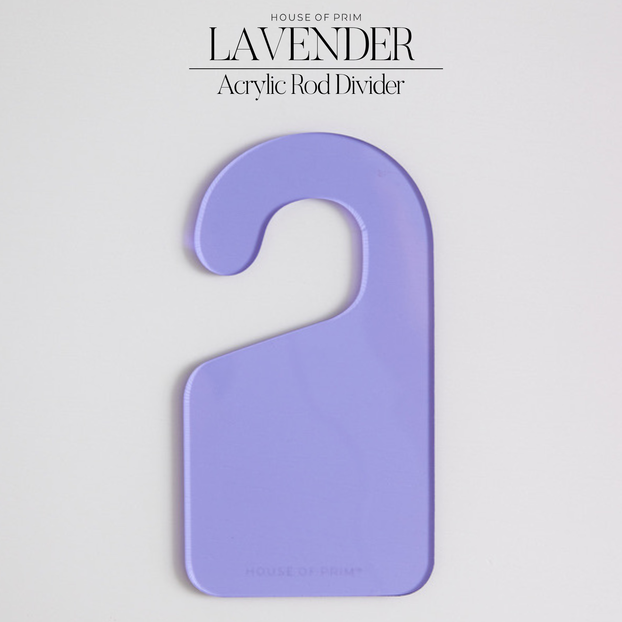 Color Hanging Rod Divider