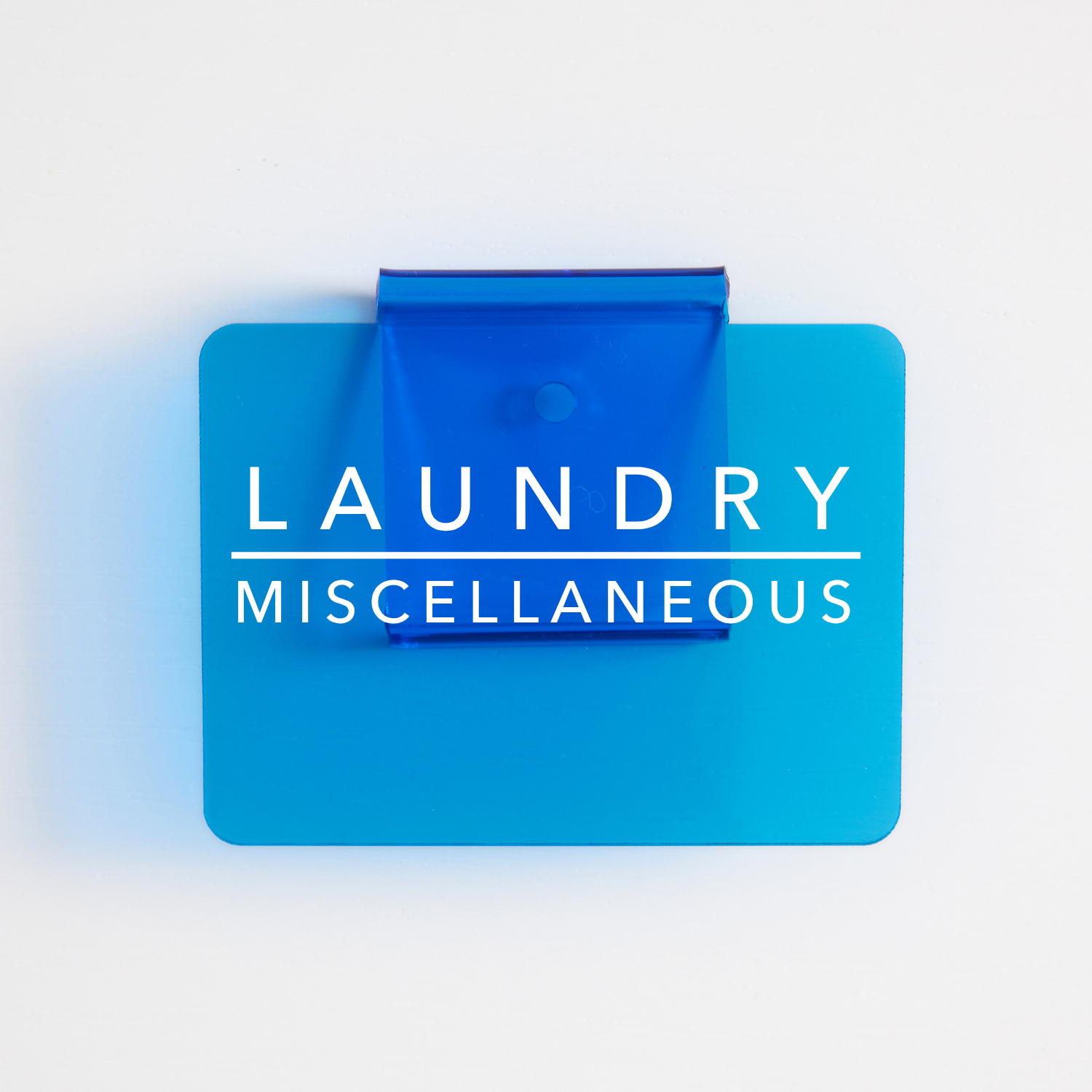 Laundry Essentials | BIN CLIPS + LABELS