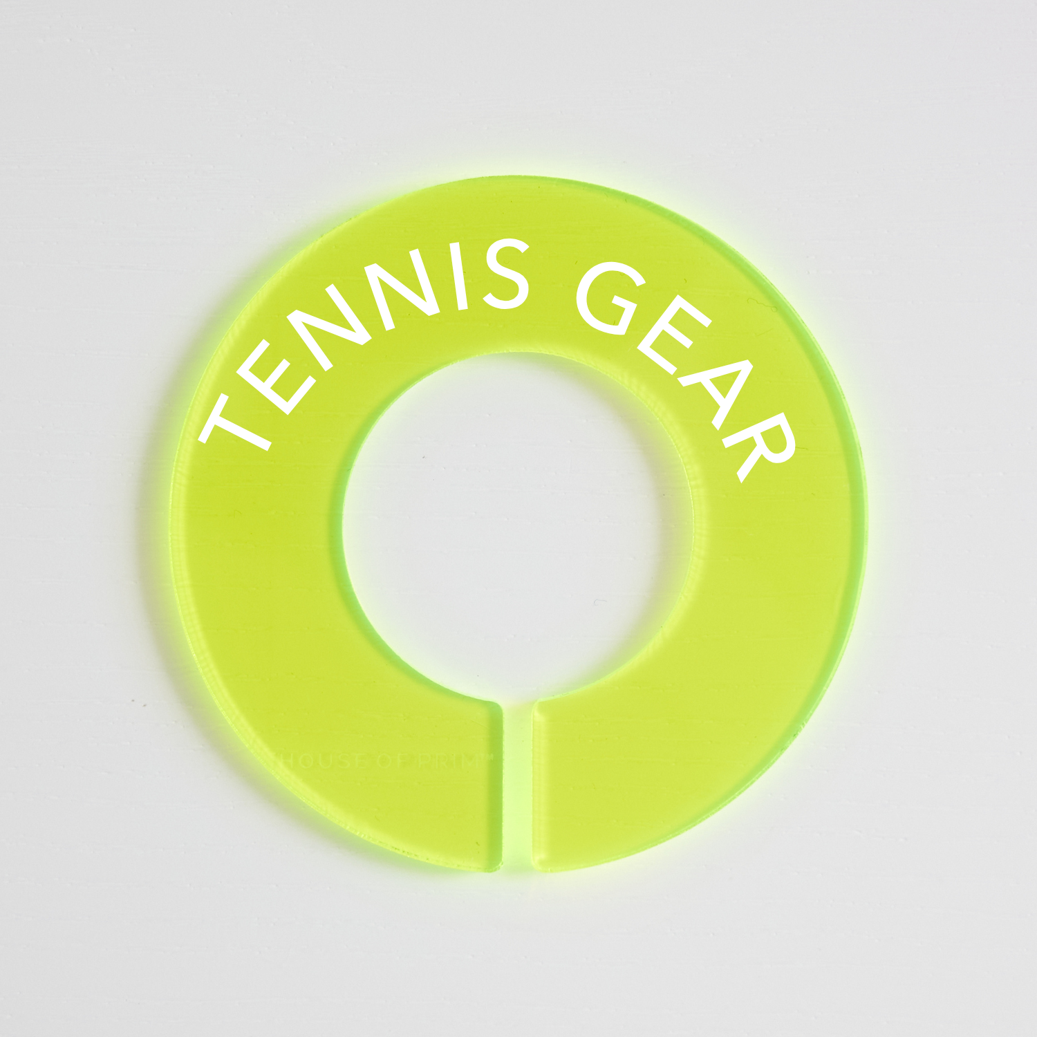 Tennis | Circular Divider + Label