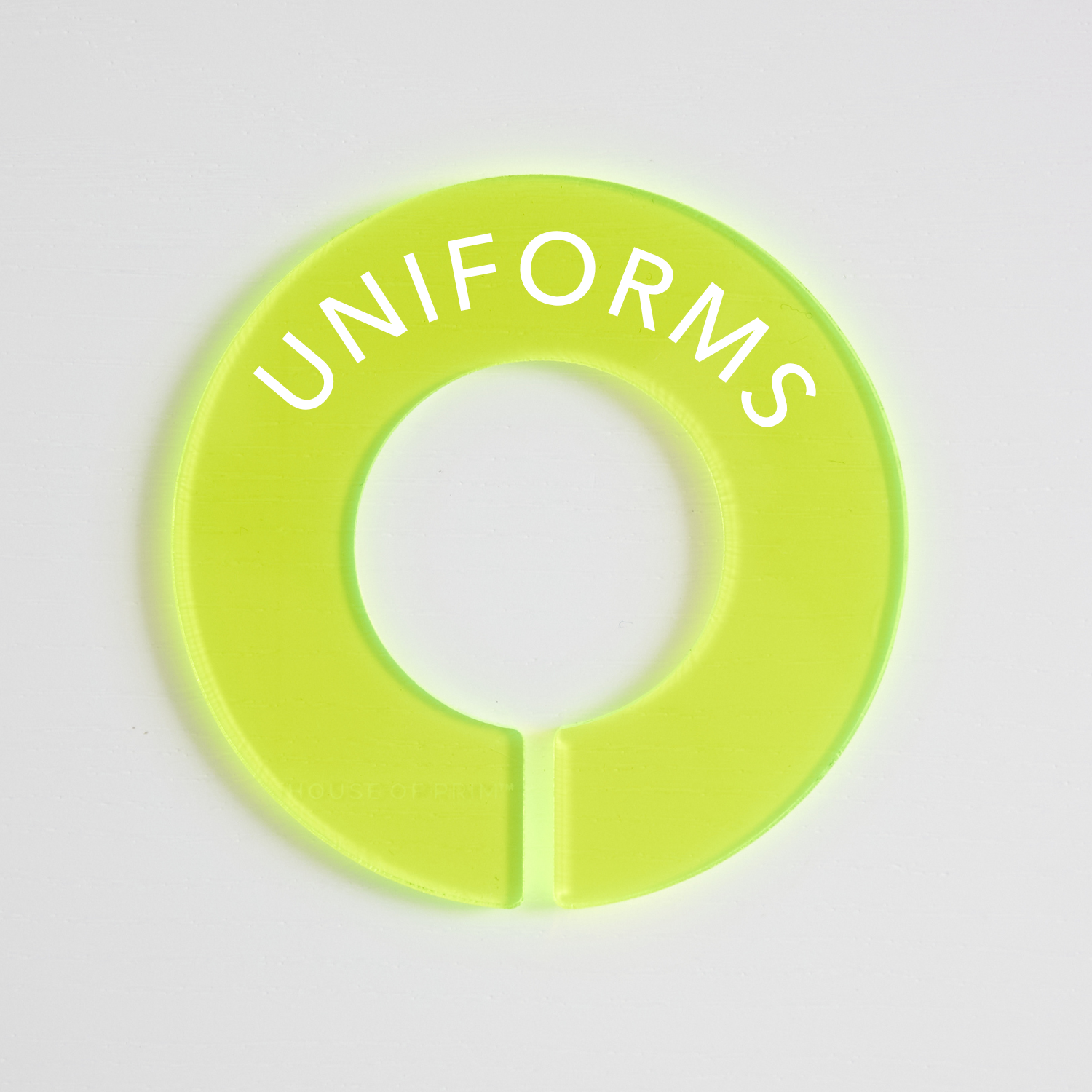 School & Workwear | Circular Divider + Label