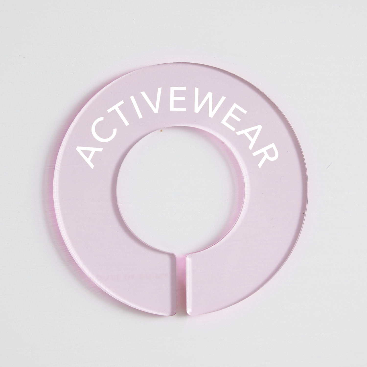Lounge & Activewear | Circular Divider + Label