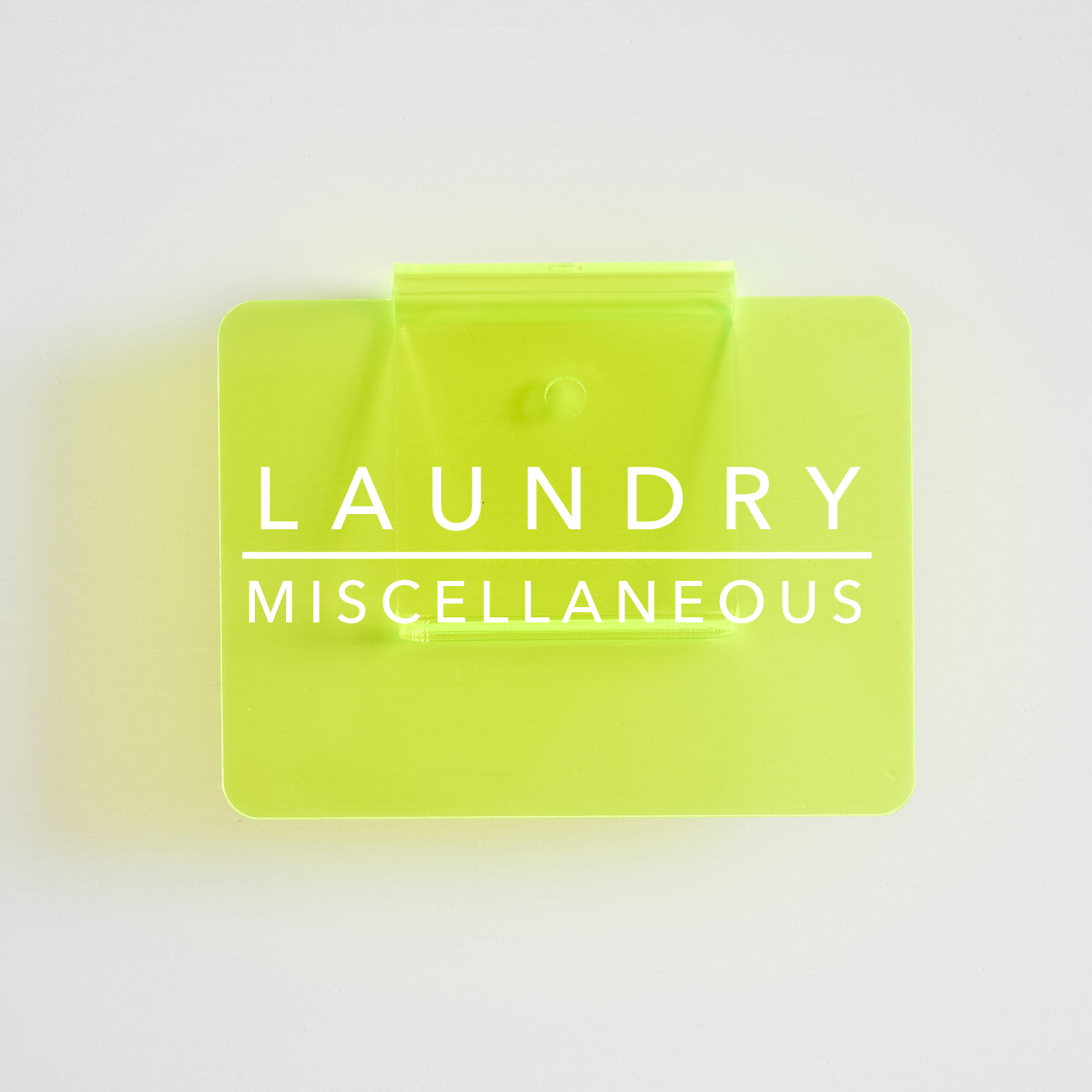 Laundry Essentials | BIN CLIPS + LABELS
