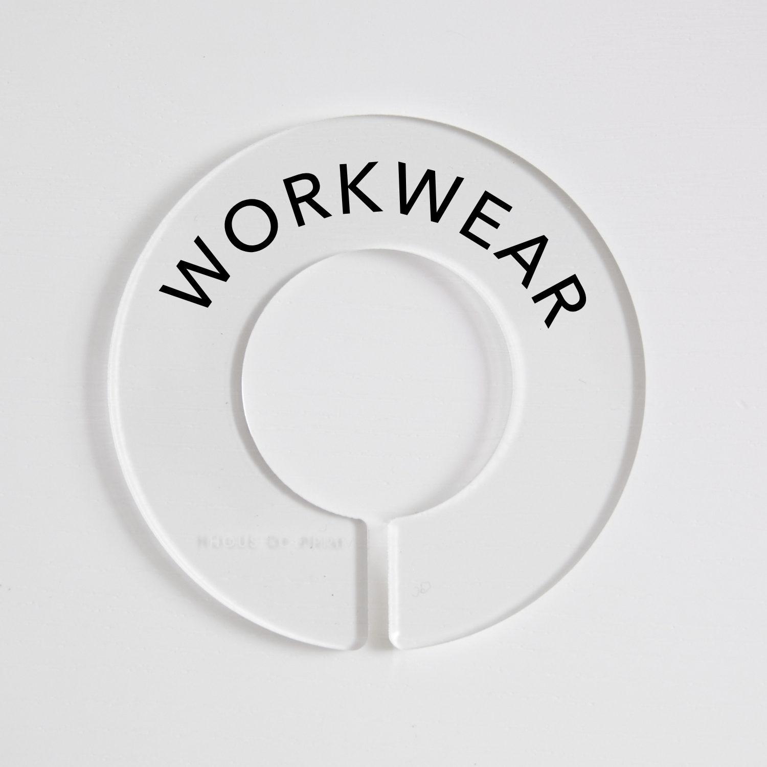 School & Workwear | Circular Divider + Label