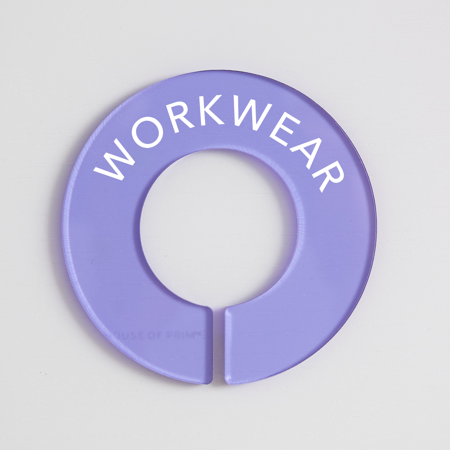 School & Workwear | Circular Divider + Label