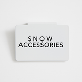 Winter & Ski | Bin Clips | CLOSET LABELS
