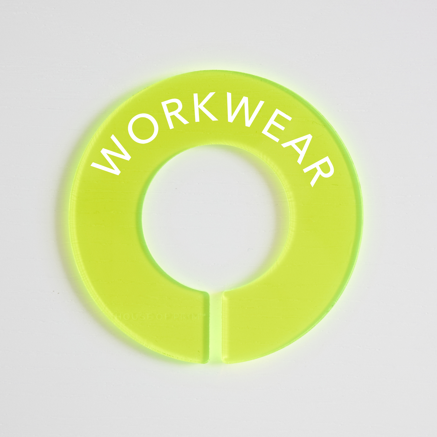 School & Workwear | Circular Divider + Label