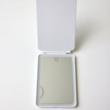 Travel Mirror in White & Blue
