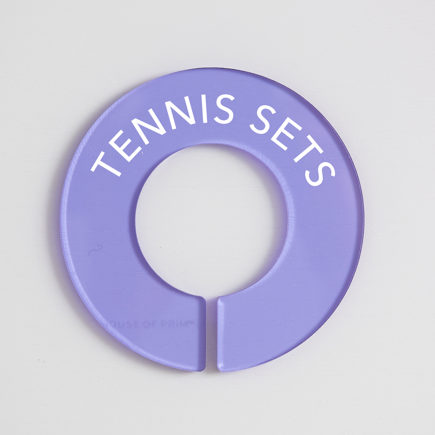 Tennis | Circular Divider + Label