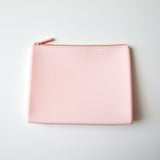 Medium Silicone Pouch in Pink
