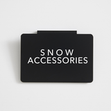 Winter & Ski | Bin Clips | CLOSET LABELS