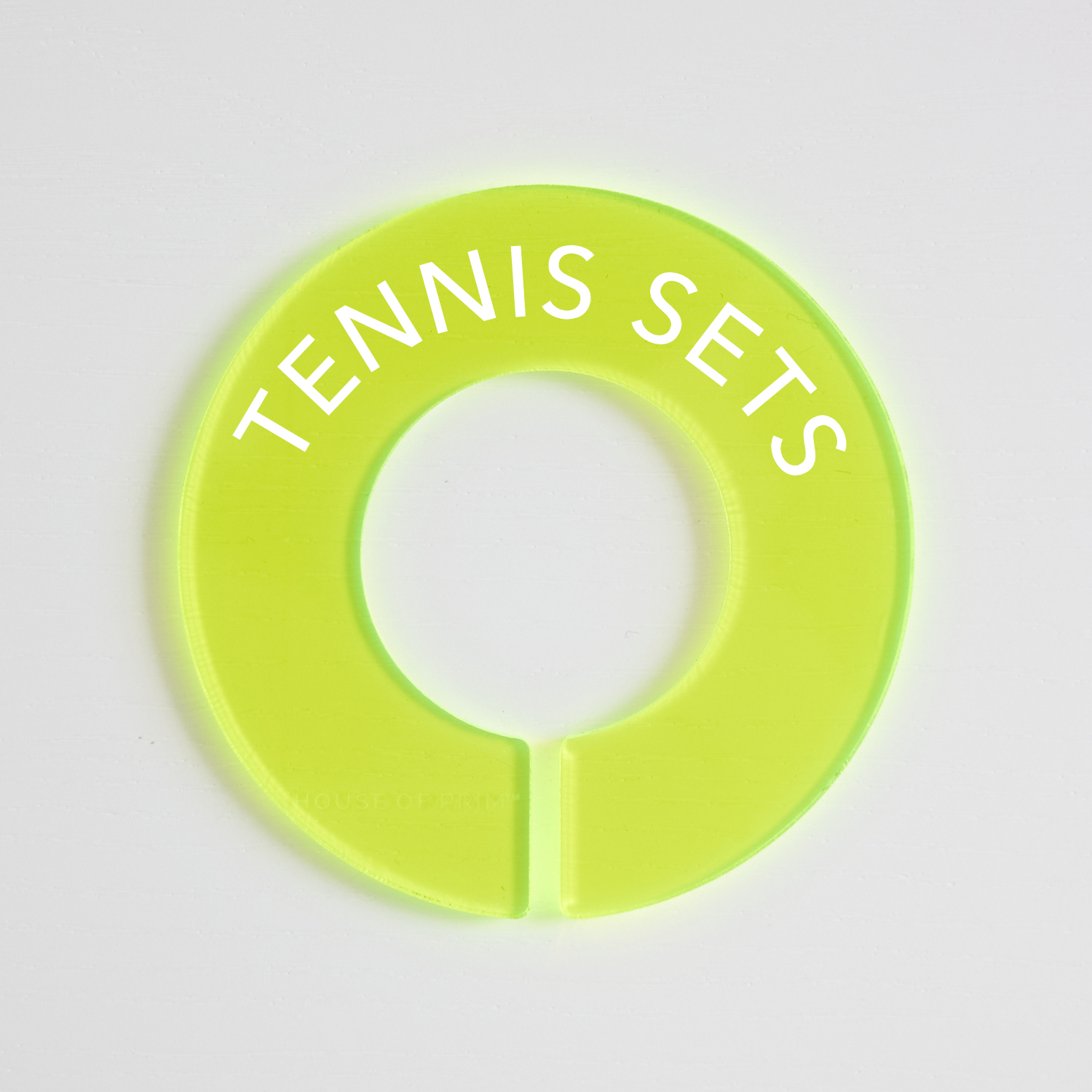 Tennis | Circular Divider + Label