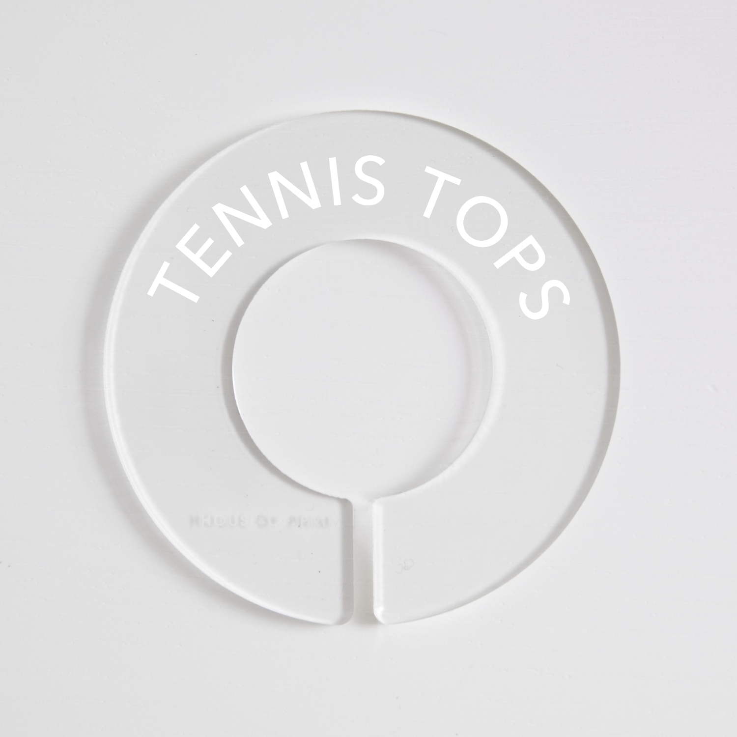 Tennis | Circular Divider + Label