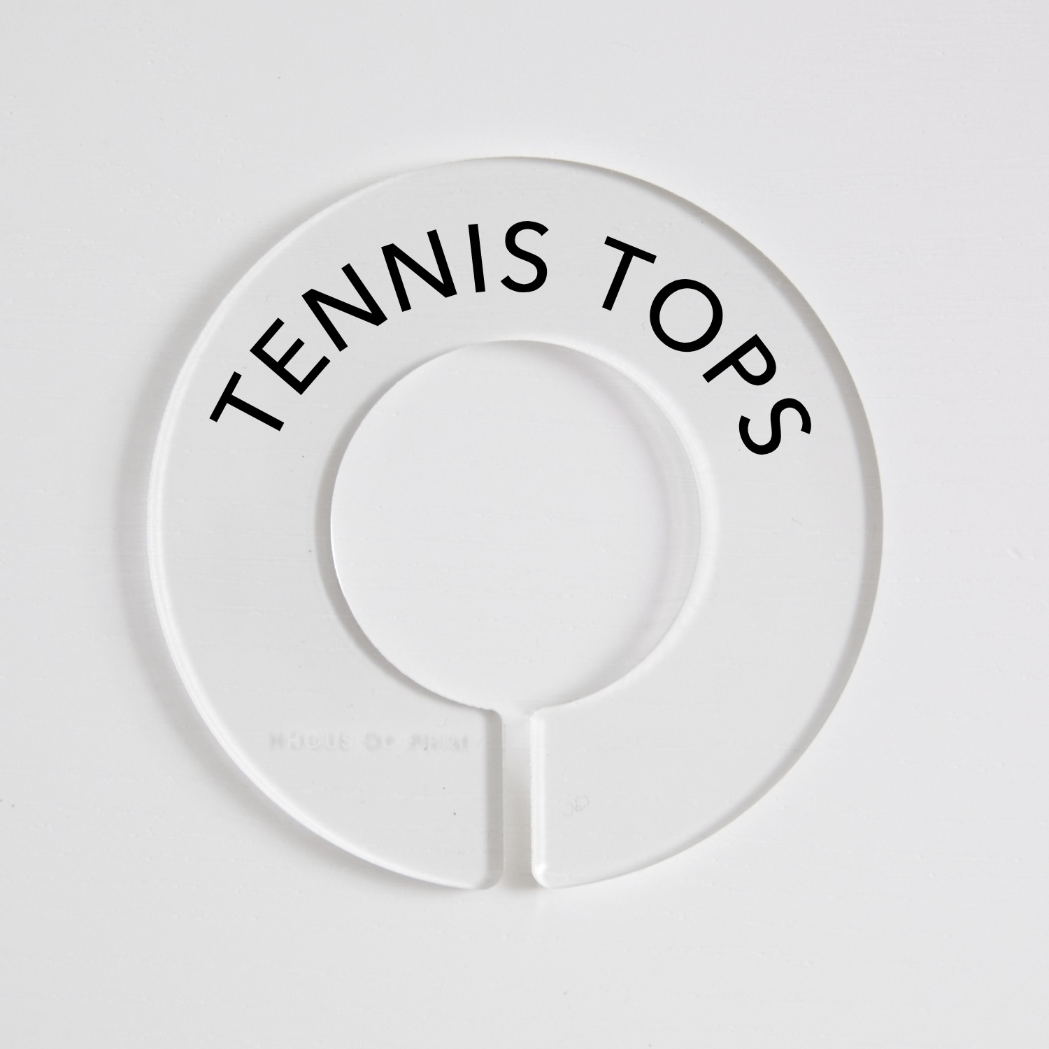Tennis | Circular Divider + Label