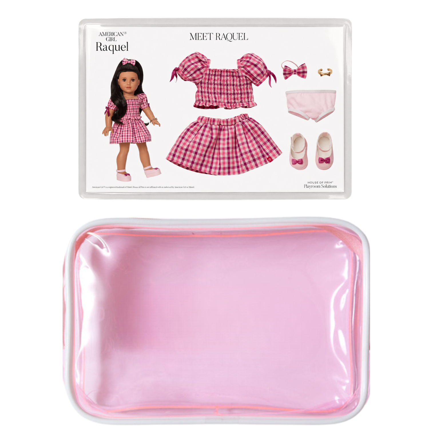 Raquel | American Girl Visual Guide + Pouches