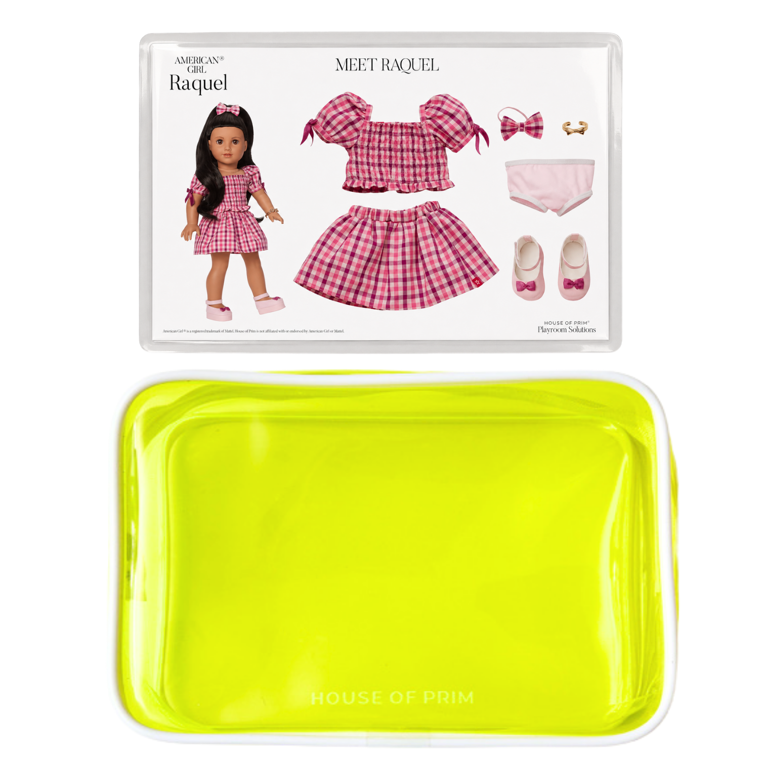 Raquel | American Girl Visual Guide + Pouches
