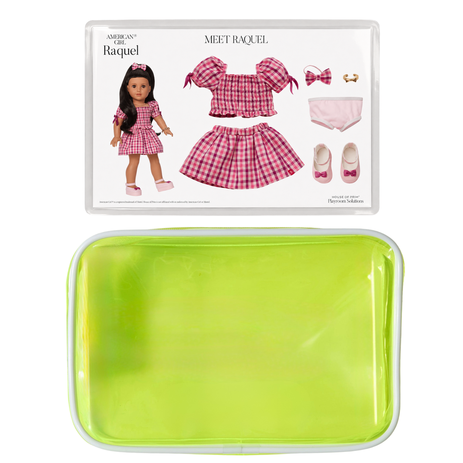 Raquel | American Girl Visual Guide + Pouches