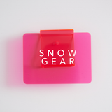 Winter & Ski | Bin Clips | CLOSET LABELS