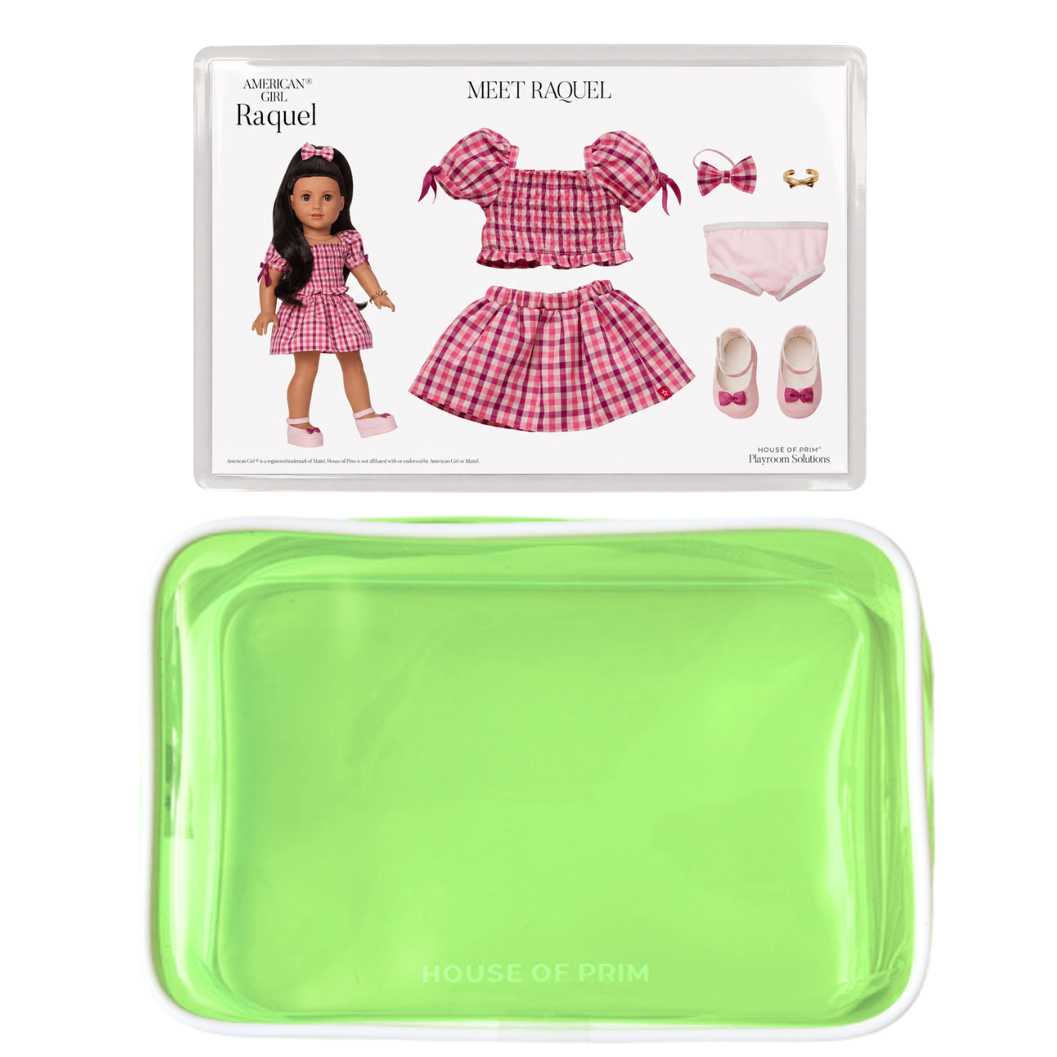 Raquel | American Girl Visual Guide + Pouches