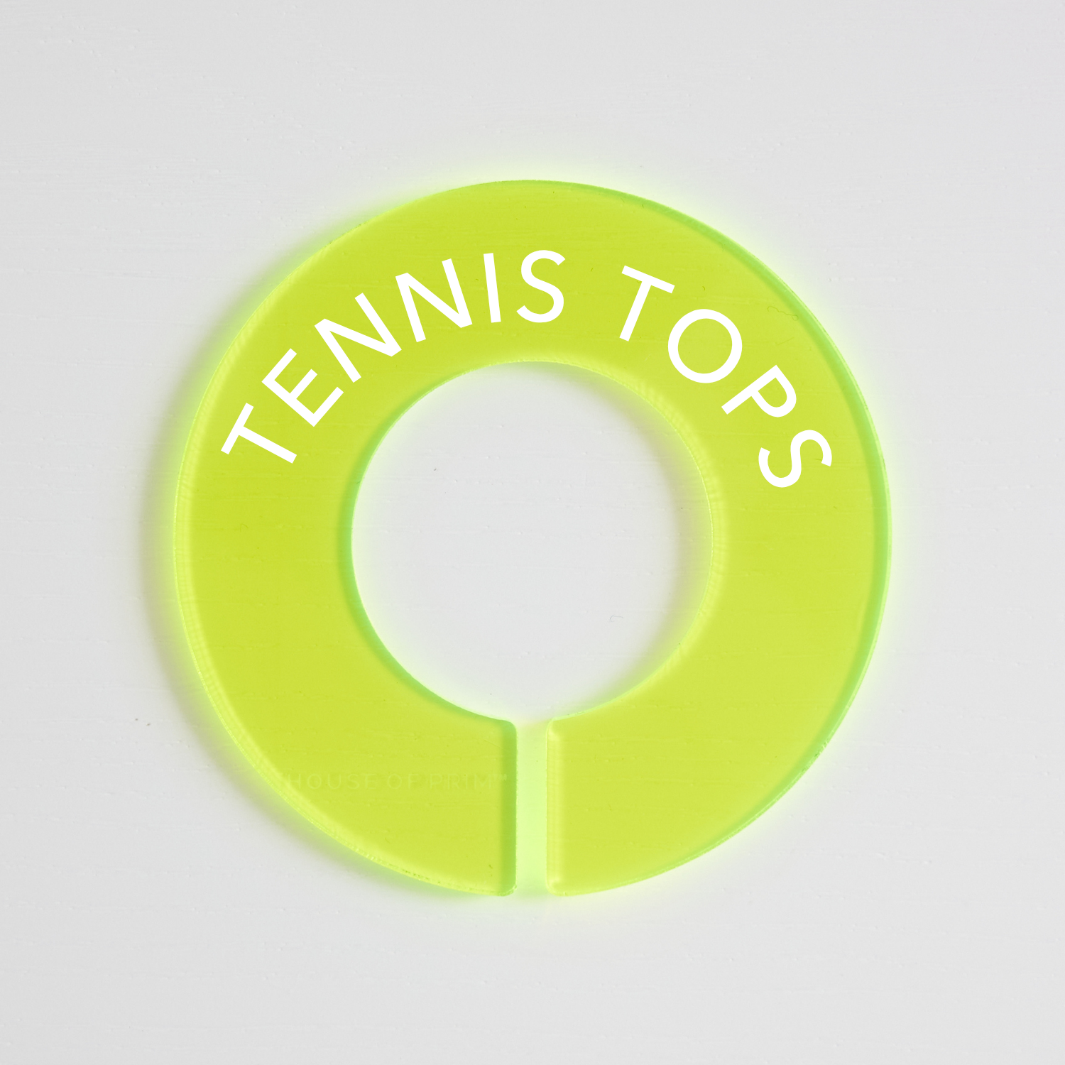 Tennis | Circular Divider + Label