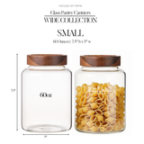 Glass Pantry Canisters | WIDE COLLECTION