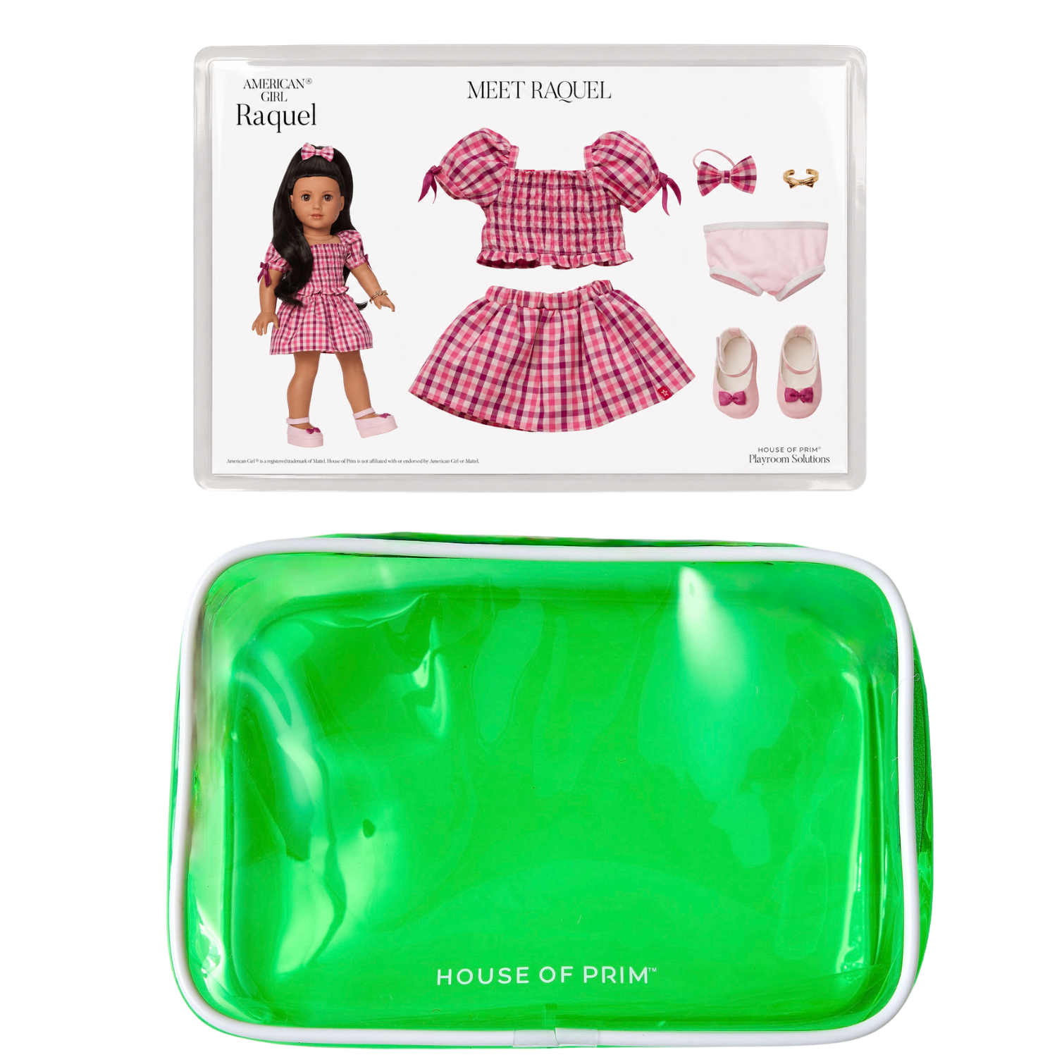Raquel | American Girl Visual Guide + Pouches