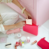Large Silicone Pouch in Pink