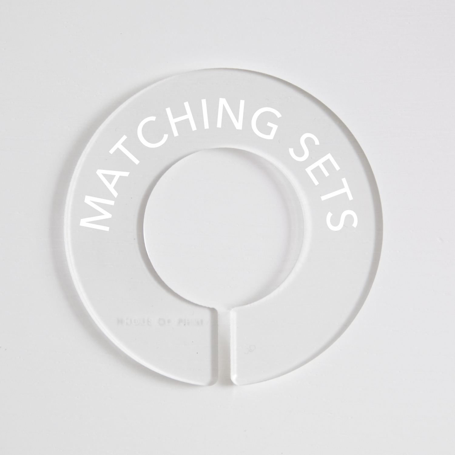Formalwear & Sets | Circular Divider + Label