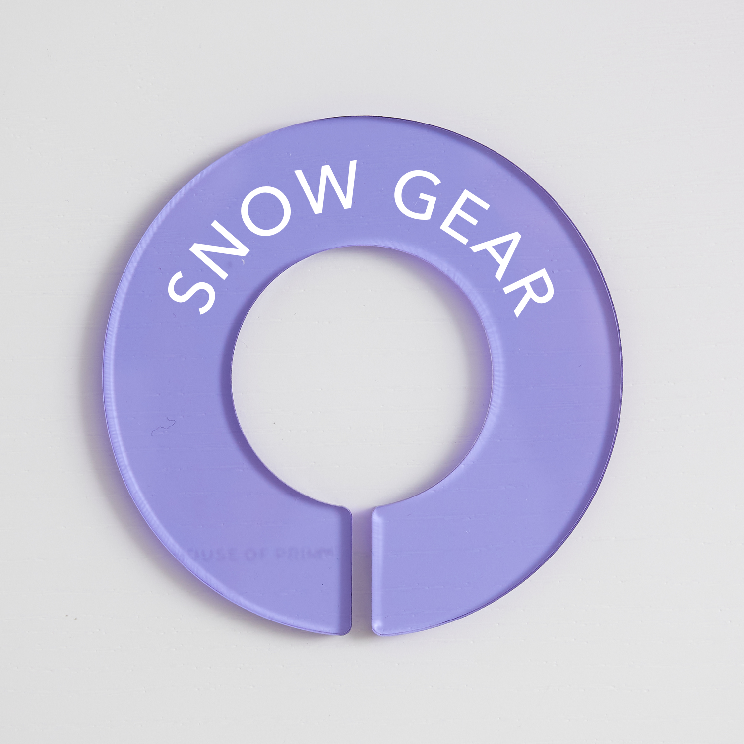 Winter & Ski | Circular Divider + Label