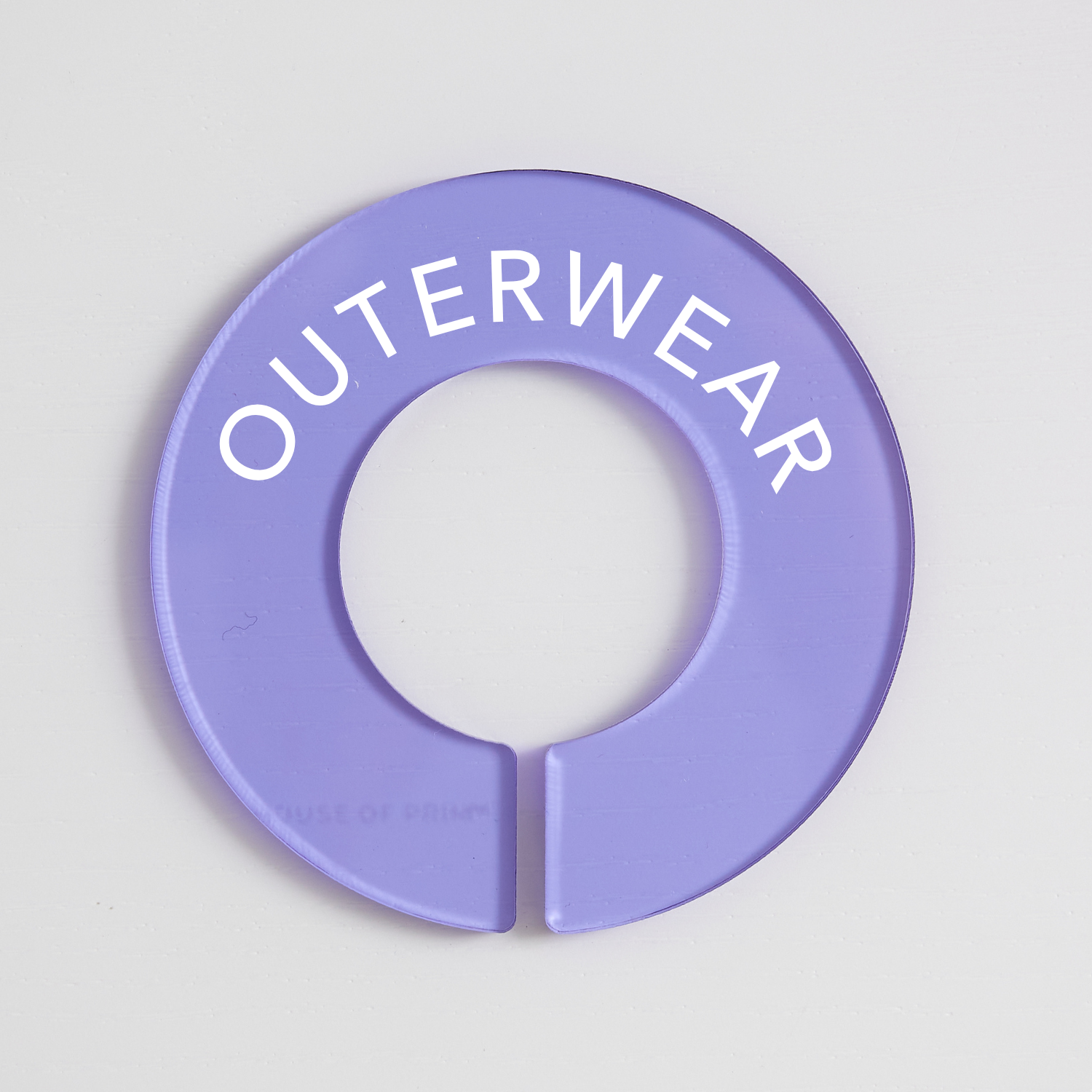 Outerwear | Circular Divider + Label